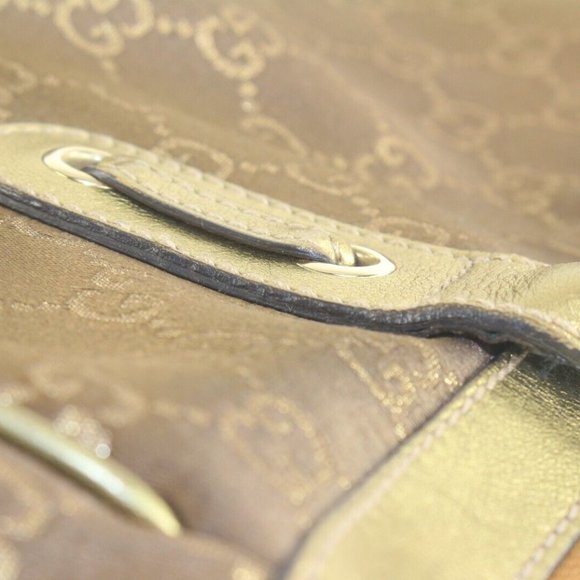 Gucci Rare Metallic Bronze Gold Shoulder Bag 3GK1012K - Picture 8 of 12
